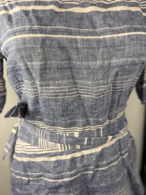 Express Chambray Striped Dress thumbnail 2