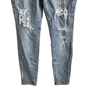 NWT Judy Blue mid rise‎ distressed skinny jeans size 30 thumbnail 8