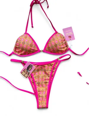 Strawberry milk mob bikini set in Mai Tai Multiple Size M thumbnail 3