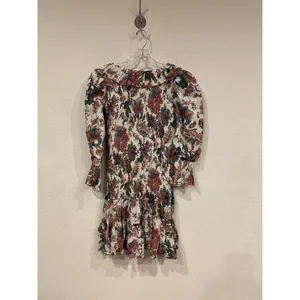Love The Label Jasper Dress Womens Medium Multicolor Smocked Mini Boho Floral thumbnail 5