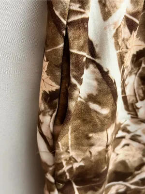BTFBM Women’s Medium Brown Woodland Camo Sweat Shorts Drawstring NWT Pockets thumbnail 3
