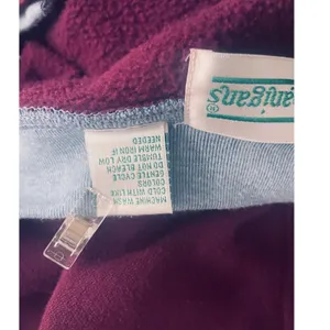 Vintage Embroidered Jog Set Size 1X Straight Leg Wine Cottagecore Fall Cozy Warm thumbnail 8