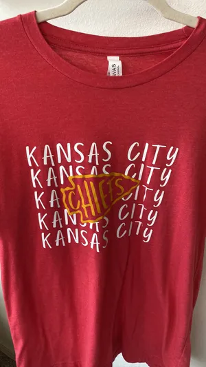 Bella Canvas Kansas City Chiefs Tee thumbnail 2