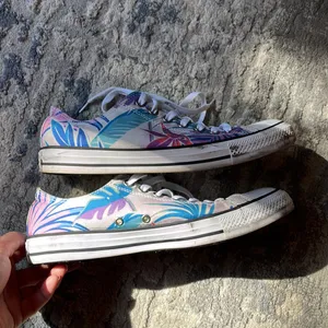 CONVERSE All Star Tropical Floral Print Sneakers Men’s 9 Women’s 11 thumbnail 8