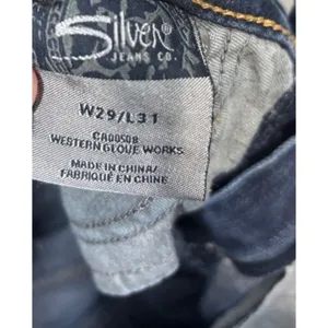 Silver Womens‎ Jeans 31 Aiko Bootcut Denim Dark Wash thumbnail 5