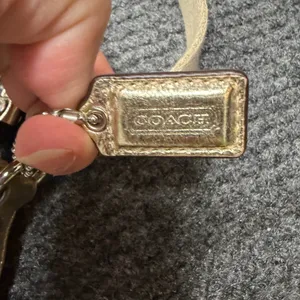 Coach Signature File Bag Khaki Gold Jacquard Canvas Crossbody Handbag F17435 thumbnail 5