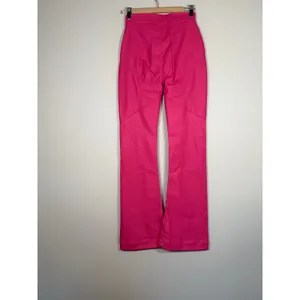 Revice Denim‎ Venus Flares Pink Halo Vegan Leather Star Seam Pants Womens 27 NEW thumbnail 9