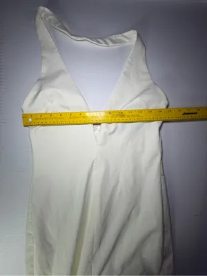 Zara Ivory Sleeveless Maxi Wrap Dress thumbnail 2