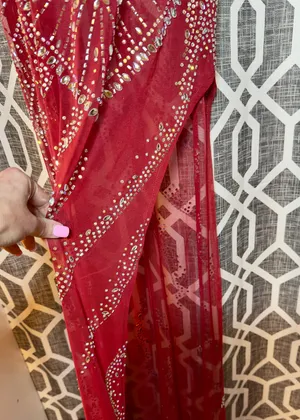 Red Maxi Dress Boutique Dress thumbnail 10