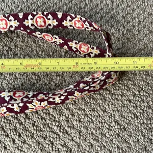 Vera Bradley Retired Medallion Burgundy Scroll Purse thumbnail 8