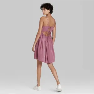 Wild‎ Fable Pink Open Back Sundress - Size Large thumbnail 2