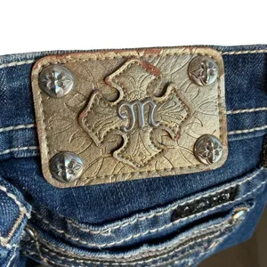 New Miss Me Jeans Womens‎ Sz 26 signature super skinny Denim Embellished Pockets thumbnail 8