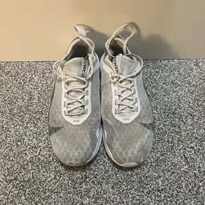 Nike Women's White and Gray Sneakers thumbnail 2