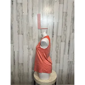 Orange work out tank top size large thumbnail 5