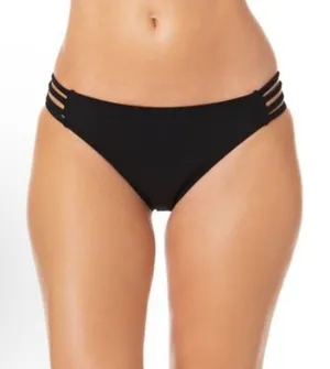 Salt + Cove Womens Black‎ Strappy Side Bikini Bottom Swimsuit XL NEW thumbnail 1