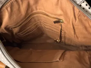 FOSSIL Sydney Polka Dot Canvas‎ Satchel Brown thumbnail 3