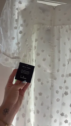 Lulus Dress Mini White thumbnail 3
