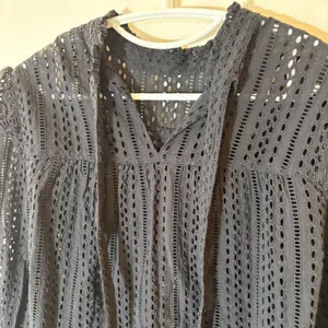 Madewell Eyelet‎ Mockneck Ruffle Top Size Small thumbnail 6
