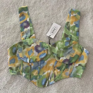 Cider | Floral Corset Tank thumbnail 2