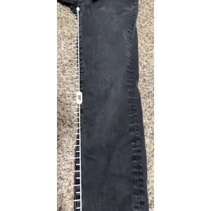 Good American Good Waist Crop Skinny Jeans Black Distressed High Rise 4/27 thumbnail 7