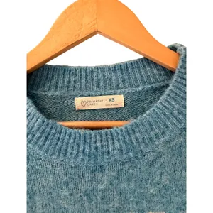 CAVA BIEN Blue Sweater XS Oversized French Graphic Knit Primark Cares thumbnail 5