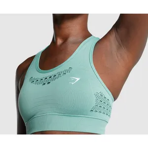Gymshark · Small · Adapt Ombré Seamless Sports Bra · Teal/Blue-Green thumbnail 6