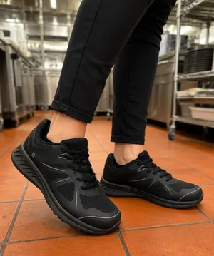 Shoes For Crews Women’s Black Slip Resistant Work Sneakers Size 6 Non Slip thumbnail 1