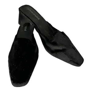 Jeffrey Campbell Jenae‎ Black Velvet Mules thumbnail 1