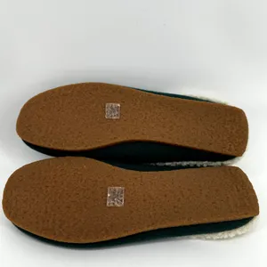 Rothy's The Scuff Slipper Slip On Merino Wool Sherpa Comfort Green 11M NWOT thumbnail 9