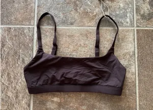 Skims Fits Everybody Scoop Bralette Espresso Size XS thumbnail 1