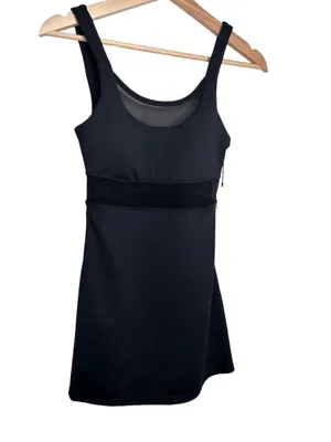 Alo Airlift Double Trouble Tennis Dress XXS BLACK NWT thumbnail 4