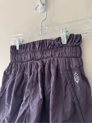 Free People Movement The Way Home Shorts Womens Purple Sporty Athletic‎ Casual thumbnail 4