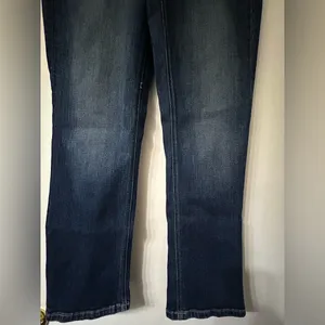 White House Black Market Women's Dark Blue Capri Jeans SZ 8 thumbnail 6
