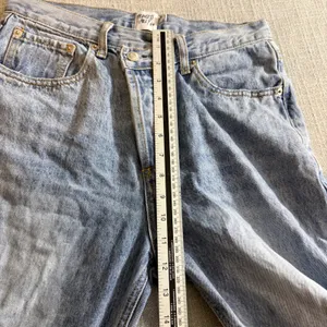Princess Polly Asymmetric Waist High Rise Straight Leg Jeans‎ Size 4 Blue Denim thumbnail 5