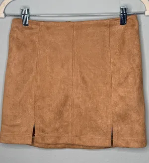 Cloud Ten Vegan Suede Mini Skirt nwt thumbnail 1