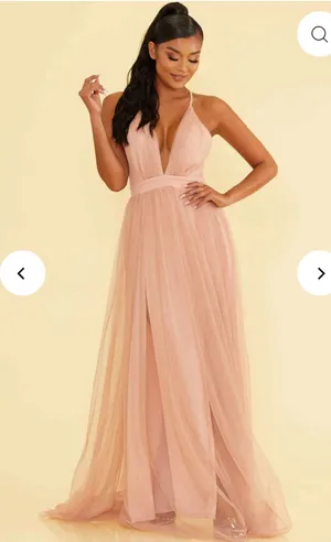 Luxxel Dress Maxi Pink thumbnail 1