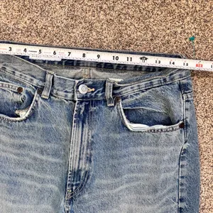 Zara Light Blue Denim Straight Leg Jeans Size 10 thumbnail 10