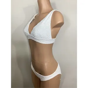 New. Pilyq white bikini set. S-bottom/D-cup top. Retails $149 thumbnail 9