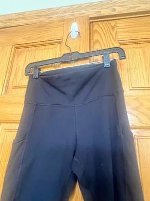 Aerie - Black High-Waist Leggings with Side Pockets thumbnail 3