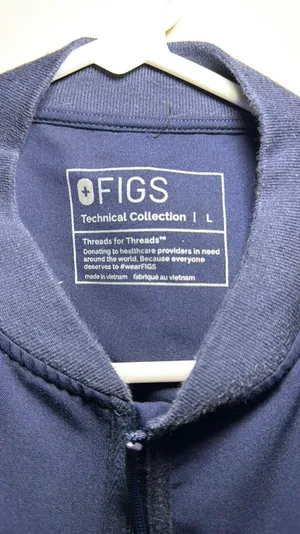 FIGS Bellery Scrub Jacket for Women — 7 Pockets, Bomber-Inspired Fit size Large thumbnail 9
