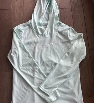 Nike Mint Green Dri-FIT Hoodie thumbnail 1