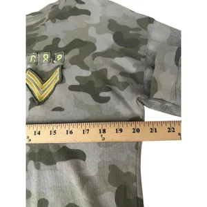 Rails Kelli Camo Sweatshirt Military Patch Detail‎ Size XS Camouflage #A6-2 thumbnail 8