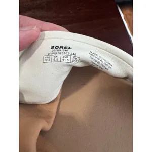 SOREL Women’s Vibe Criss Cross Slide Sandals – Tan & Cream – Size 10.5 thumbnail 5