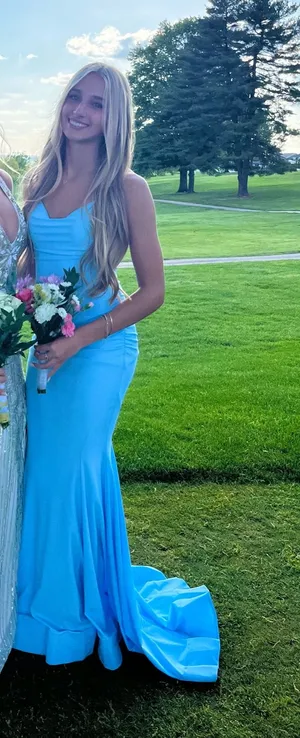 La Femme Mermaid Prom Dress thumbnail 1