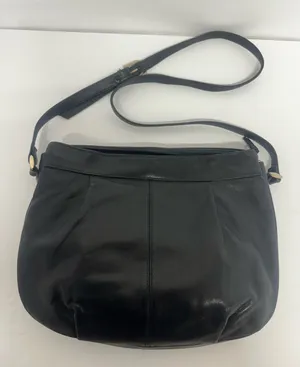 Classic Black Leather Crossbody Bag thumbnail 1