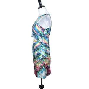 Fairground Kryptonite Tropical Lagoon Cutout Mini Dress Size Small NWT thumbnail 3