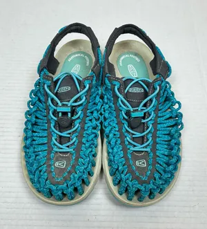KEEN Women's Uneek Sneaker in Turquoise and Gray Size 7.0 thumbnail 1