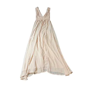 NEW Lulus Size Small Heavenly Hues Maxi‎ Dress Cream Blush Formal Flowy thumbnail 3