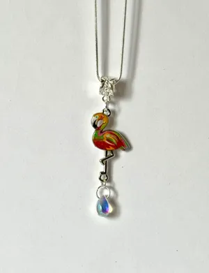 Colorful Flamingo Necklace Multiple thumbnail 4