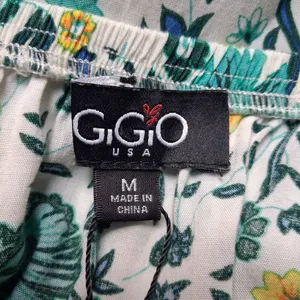 GiGio Strapless Wide Leg Jumpsuit Floral Pockets Size MEDIUM thumbnail 3